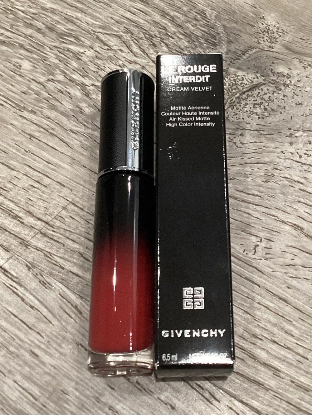 NEW GIVENCHY LE ROUGE INTERDIT CREAM VELVET WHIPPED MATTE LIQUID LIPSTICK 27